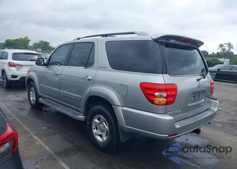 2001 Toyota Sequoia Sr5 V8 from USA, damaged, VIN 5TDZT34AX1S023366
